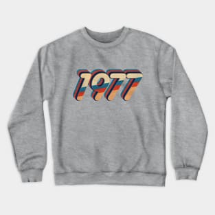 1977 - vintage retro 70s future b Crewneck Sweatshirt